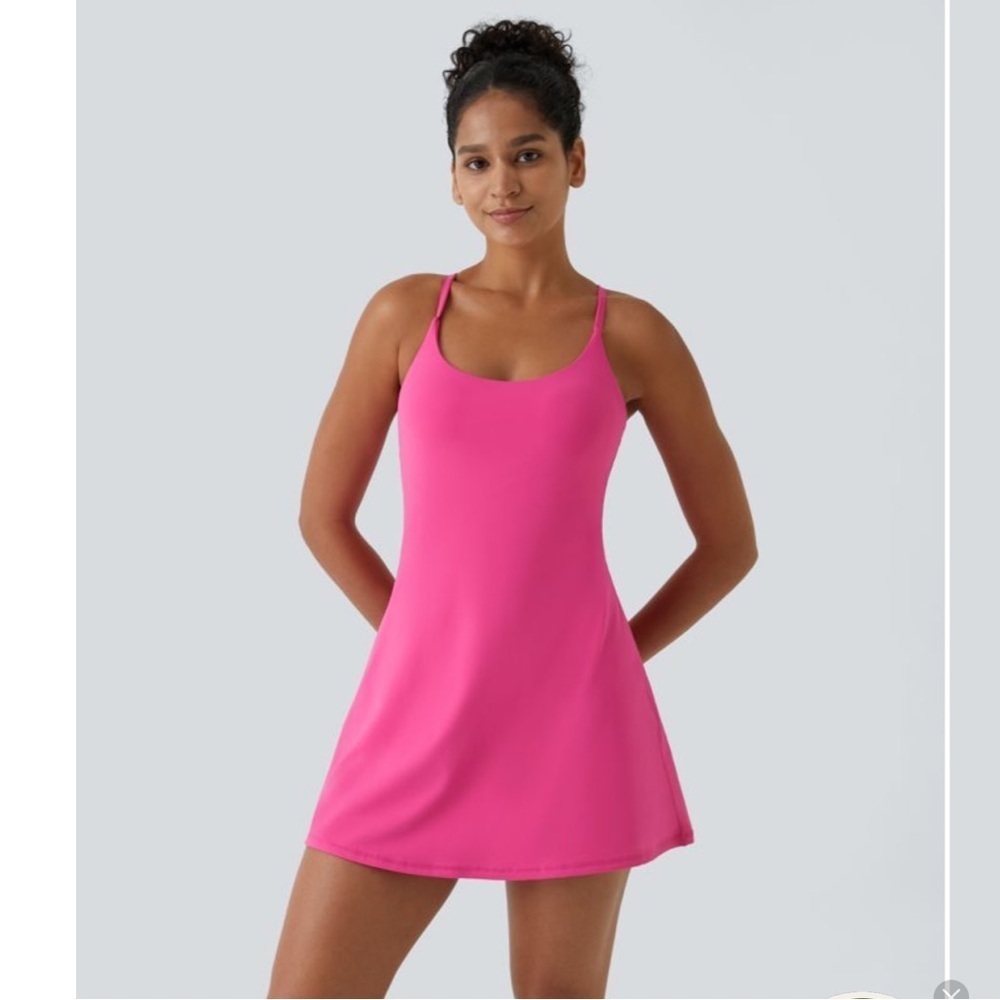 Halara Softlyzero Plush Backless Active Dress-Eas… - image 2